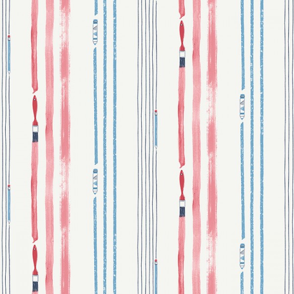 Wallpaper pink Drawing Stripes-495169