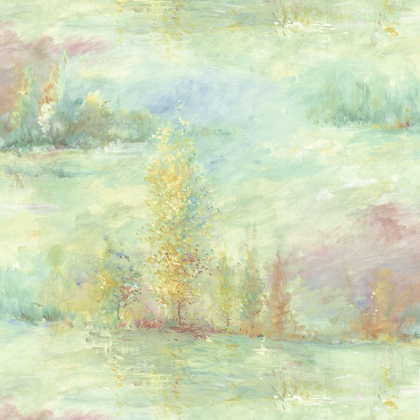 Aquarelle Wallpaper Tree Line-243254