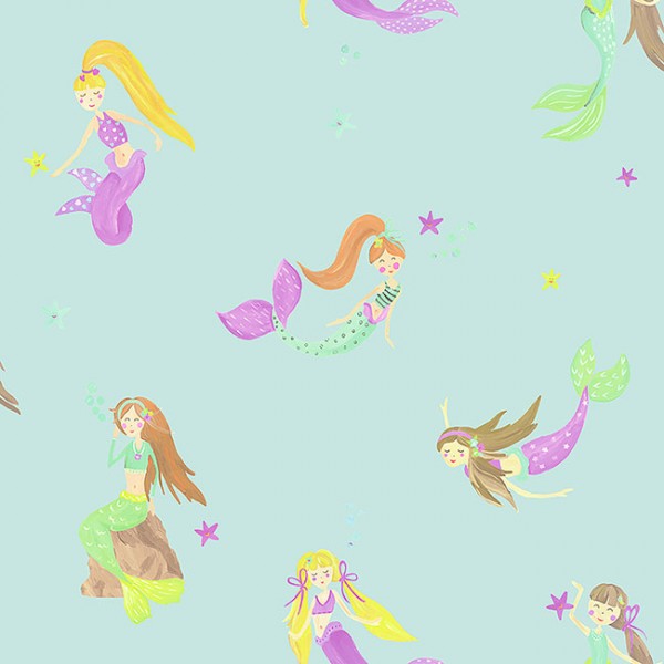 Wallpaper turquoise Mermaid World-172598