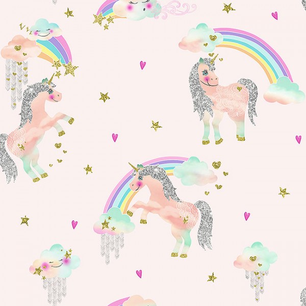 Wallpaper pink Rainbow Unicorn-929931