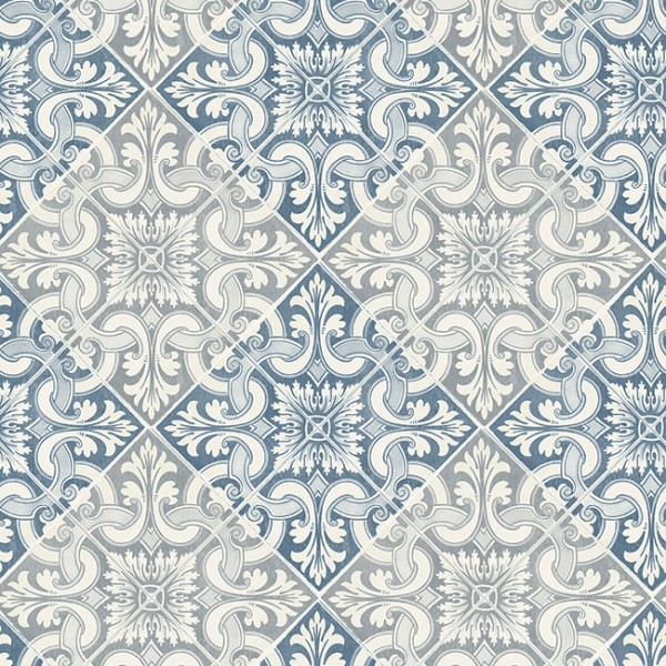 Wallpaper blue Tile-537069