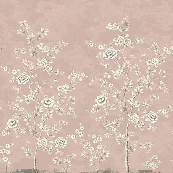 Wallpaper pink Chinoiserie-235368