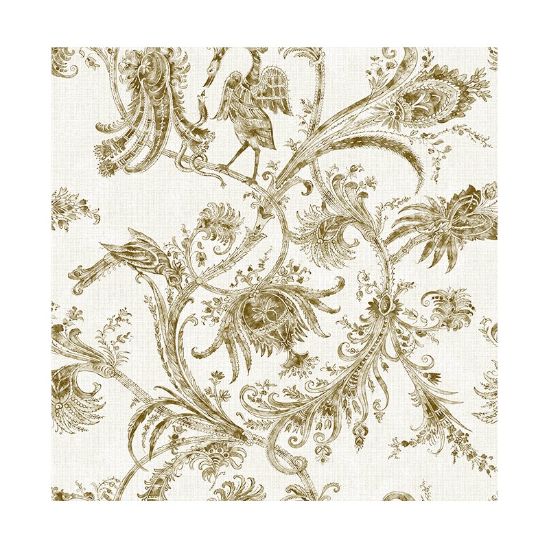 Floral wallpaper Mithology-155291 | Flowers | Nonwoven | Cream, Beige