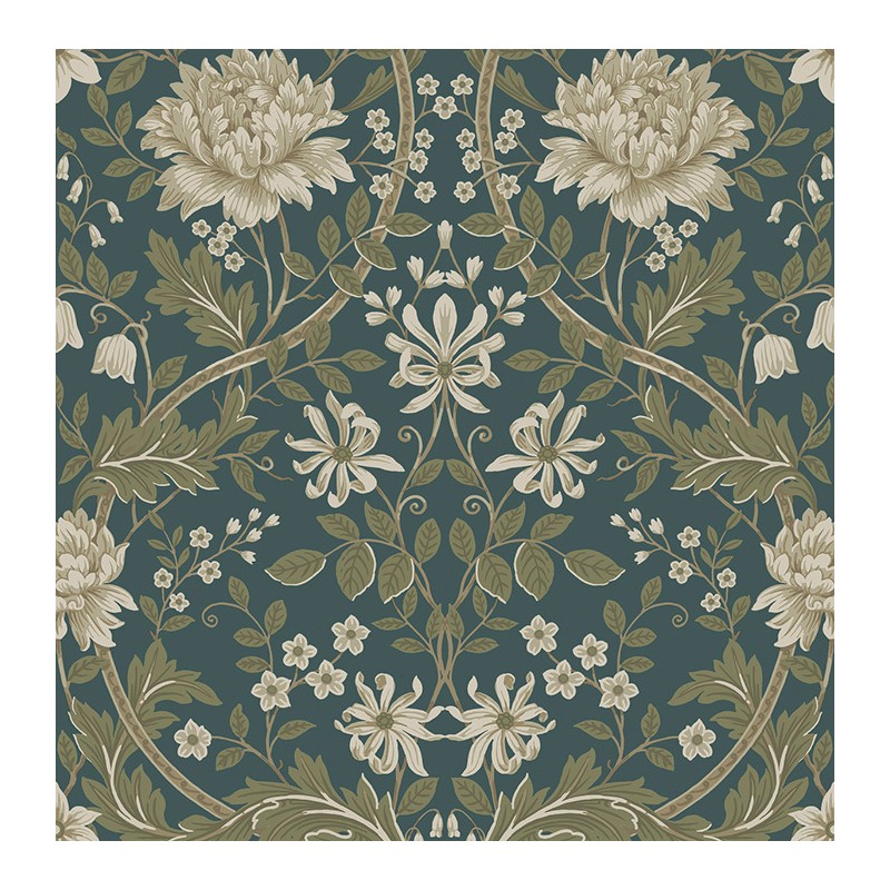 Floral wallpaper Nogales-162334 | Flowers | Cream, Multicolor