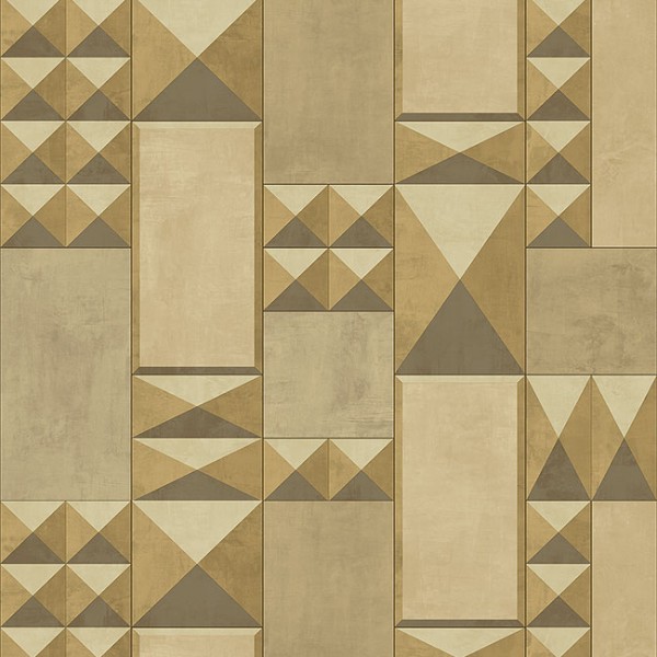 Geometric wallcoverings 3D Grid-138807