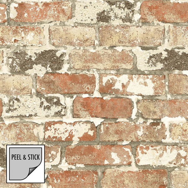 Peel and Stick Wallpaper Loft Bricks-227954