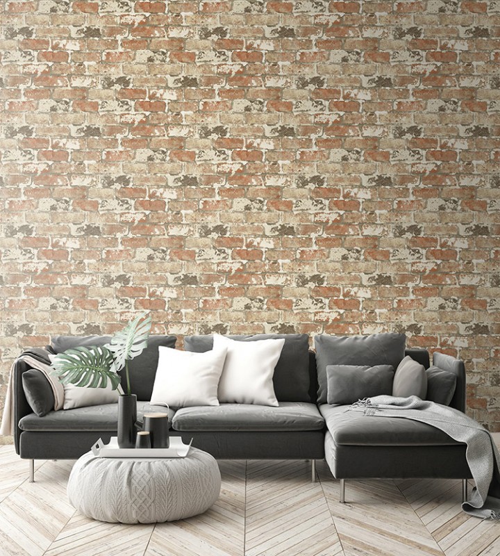 Peel and Stick Wallpaper Loft Bricks-227954