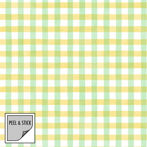 Peel and Stick Wallpaper Spring Plaid-133339