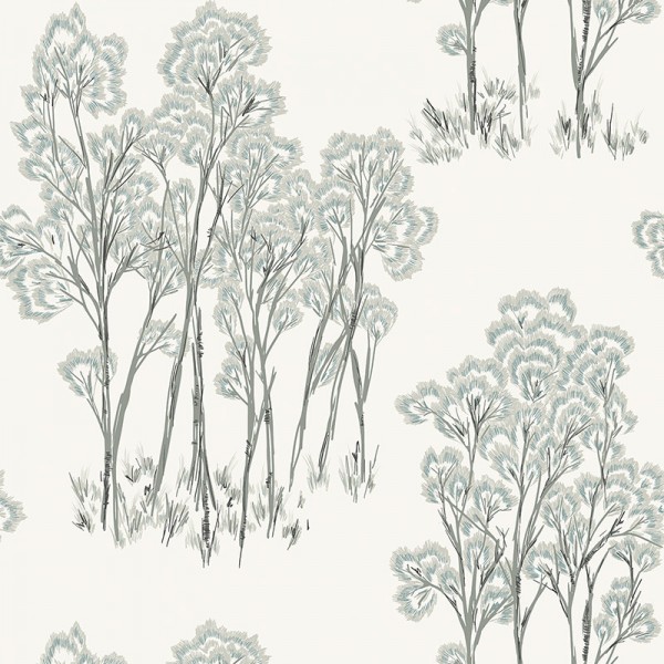 Floral wallpaper Birch-116434