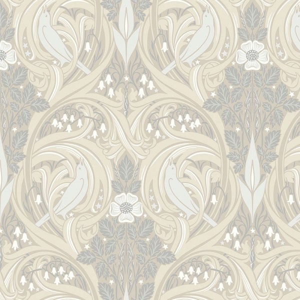 Floral wallpaper Bird Scroll-863069