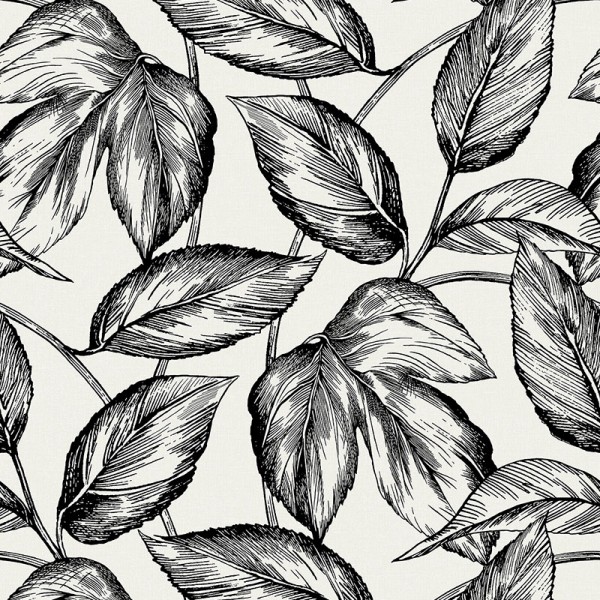 Floral wallpaper Leaves Beckett-280930