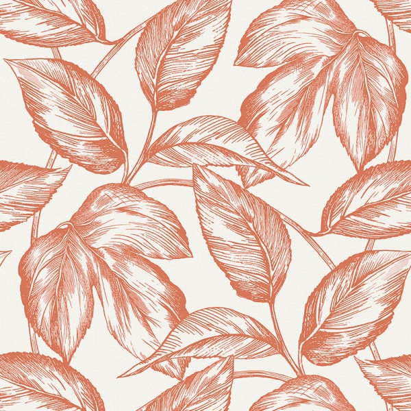 Floral wallpaper Leaves Beckett-104956