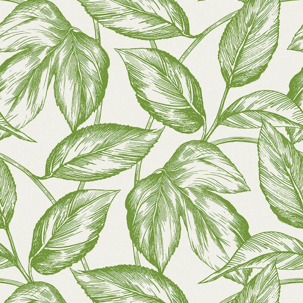 Floral wallpaper Leaves Beckett-295288