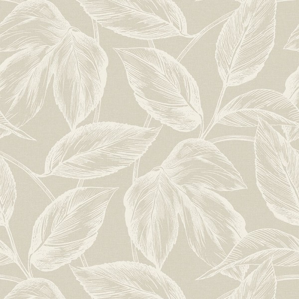 Floral wallpaper Leaves Beckett-309800