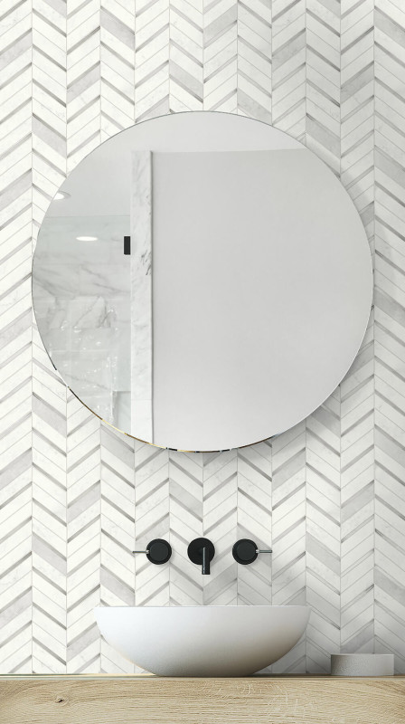 Selbstklebende Tapeten Chevron Tile-323763