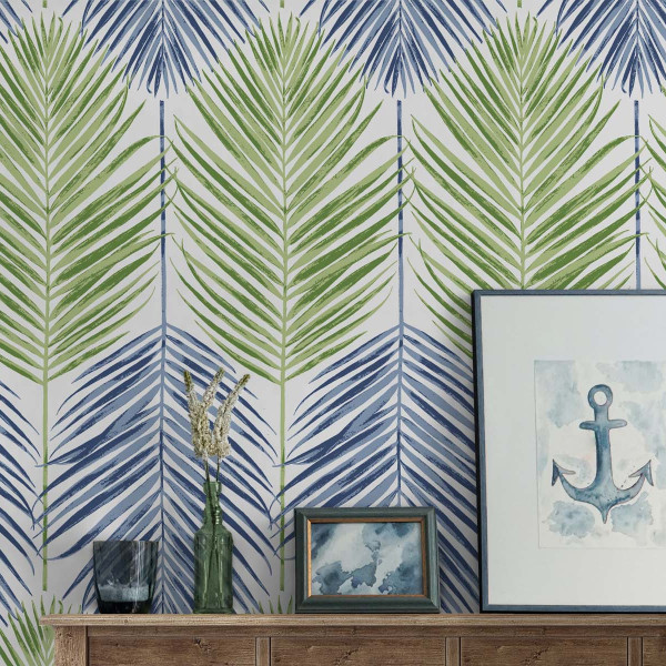 Peel and Stick Wallpaper Two Toned Palm-630514