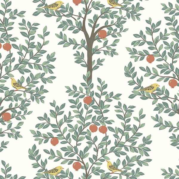 Peel and Stick Wallpaper Fruit Tree-223276