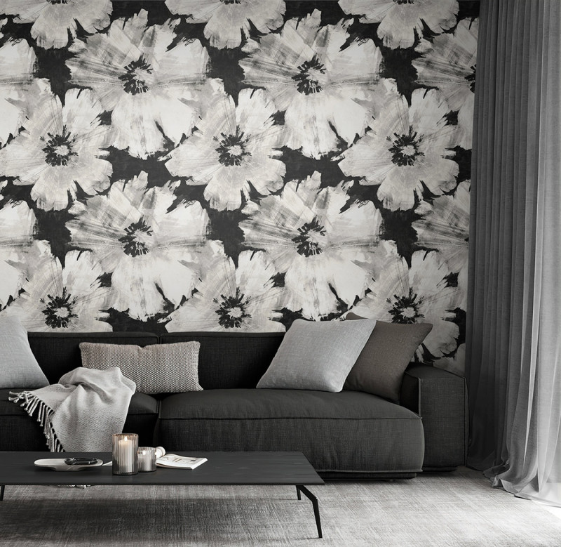 Peel and Stick Wallpaper Graphic Floral-109999