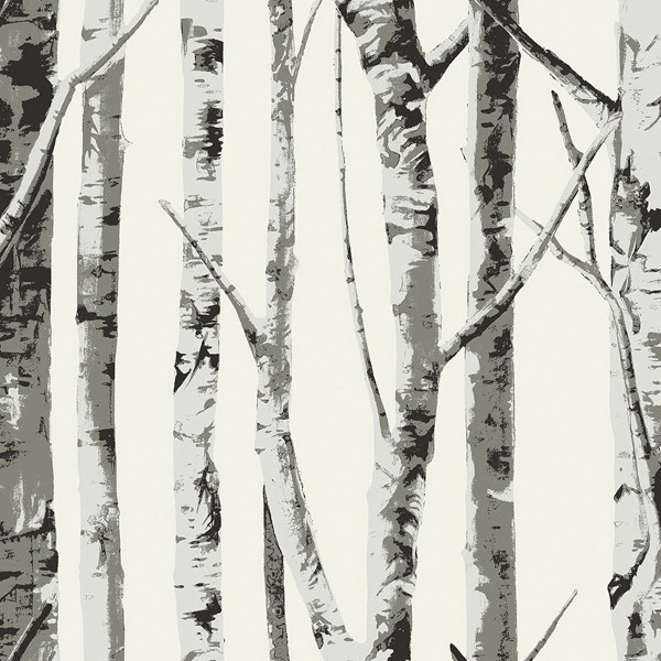 Peel and Stick Wallpaper Winter Birch-186942