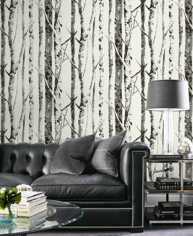 Peel and Stick Wallpaper Winter Birch-186942