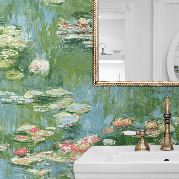 Peel and Stick Wallpaper Lily Pond-196027