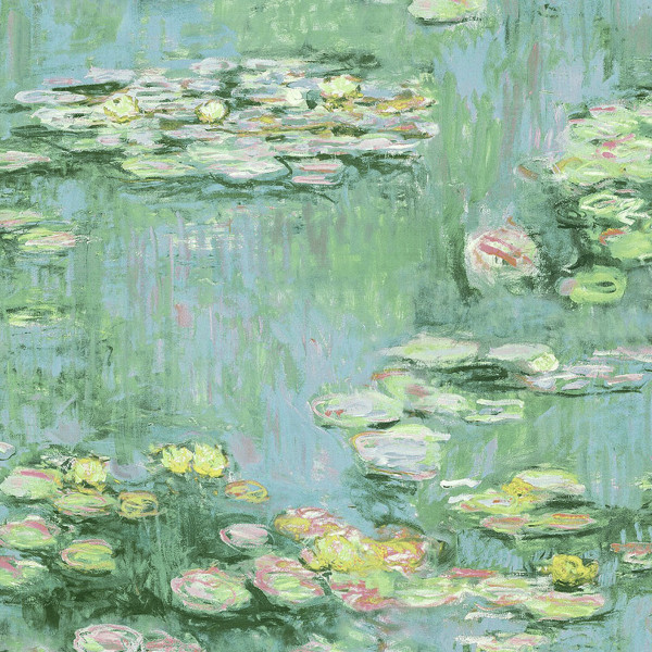 Peel and Stick Wallpaper Lily Pond-891595