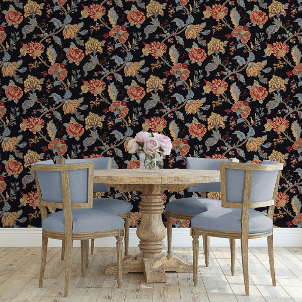 Peel and Stick Wallpaper Kianna Jacobean-182893