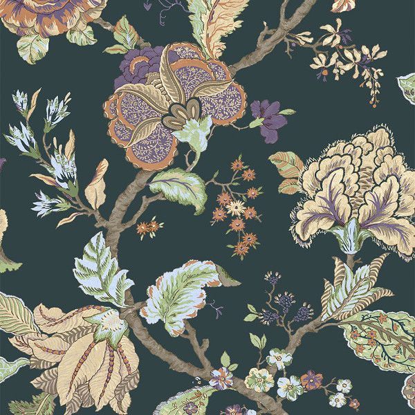 Peel and Stick Wallpaper Kianna Jacobean-113245