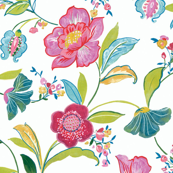 Peel and Stick Wallpaper Painterly Floral-117672