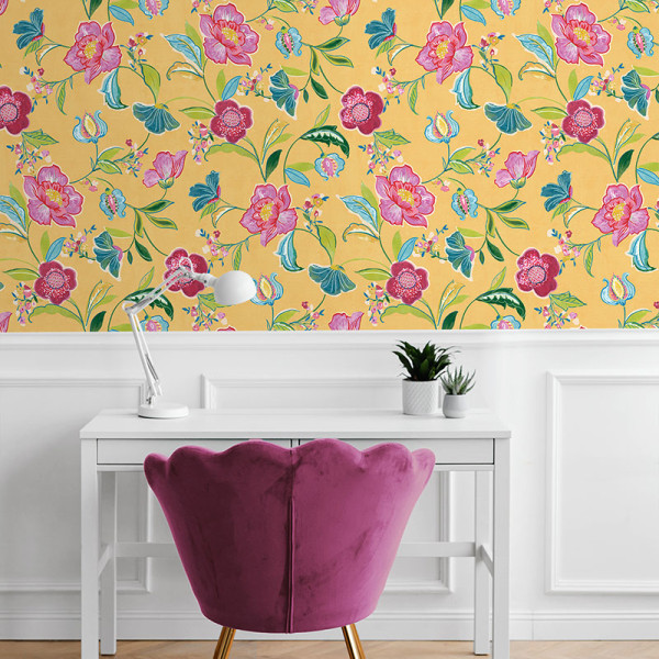 Peel and Stick Wallpaper Painterly Floral-363677