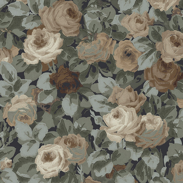 Peel and Stick Wallpaper Rose Garden-254958