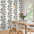 Peel and Stick Wallpaper Leaf Stripe Satin-197673