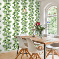 Peel and Stick Wallpaper Leaf Stripe Satin-173960