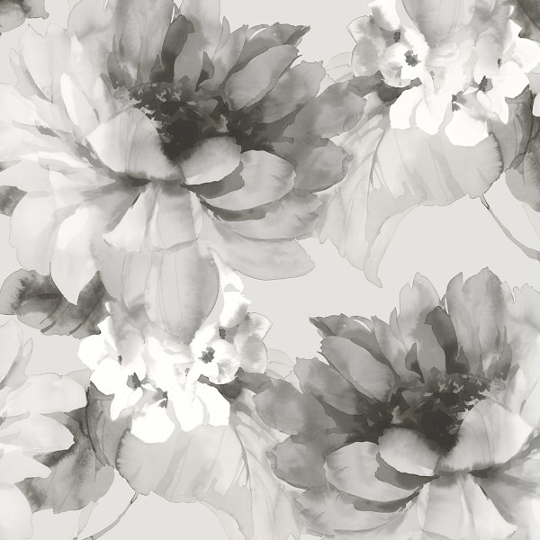 Peel and Stick Wallpaper Watercolor Floral Satin-135237