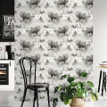 Peel and Stick Wallpaper Watercolor Floral Satin-135237