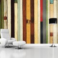 Murals Wood Imitation Colorful Wood-932994